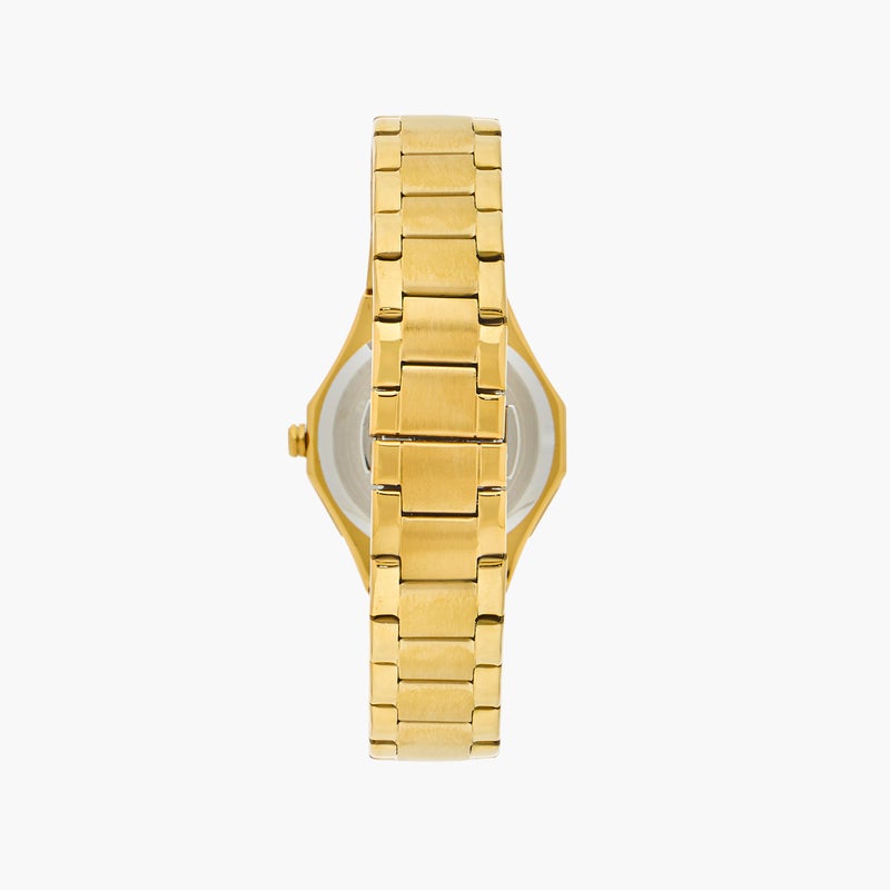 OMAX ساعة يد أنالوج ذهبية للنساء من أومكس - Image 3